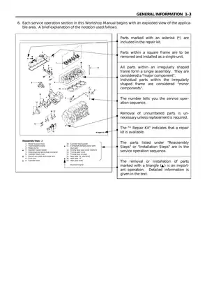 Isuzu Industrial Diesel Engine Workshop Manual - Models AA-4BG1T and BB-4BG1T Preview image 5