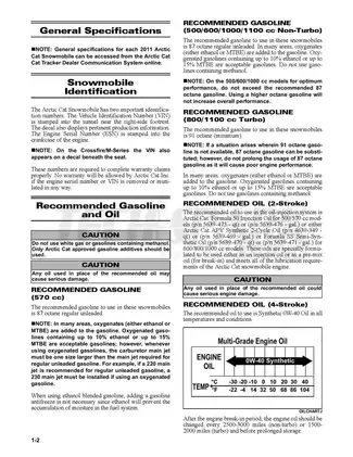 2011 Arctic Cat snowmobile all models repair manual Preview image 2