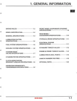 2007–2009 Honda CRF150R / CRF150RB Service Manual (P/N 61CS400, OEM) – preview page 5