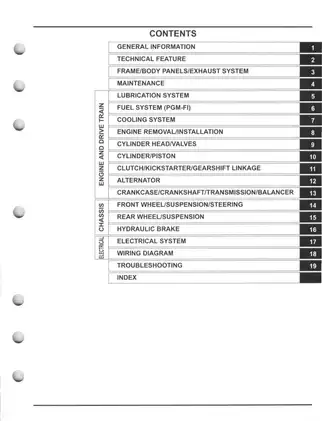 2009-2012 Honda CRF450R service manual Preview image 5