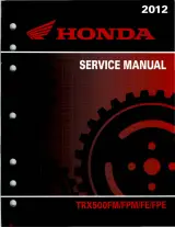 2012 Honda FourTrax Foreman 4x4 Series Service Manual (P/N 61KRN00) – preview page 1