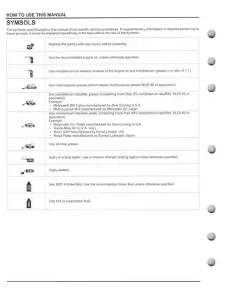 2012 Honda Foreman 500, TRX500 service manual Preview image 4