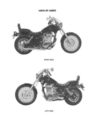 Preview: 1986–2009 Suzuki LS650 Savage / Boulevard S40 Service Manual (P/N S-LS650S40)