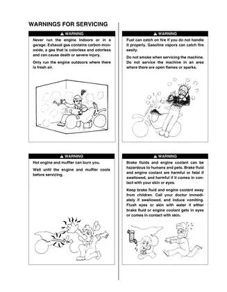 Suzuki RM-Z250 Comprehensive Service Manual (All Models) Preview image 3