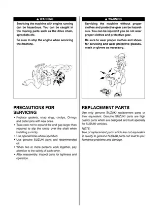 2009-2012 Suzuki RM-Z250 repair manual Preview image 4