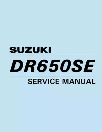 1996-2009 Suzuki DR650, DR650SE shop manual Preview image 1