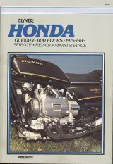 Honda Goldwing GL1000 Fours (1975–1979) und GL1100 Fours (1980–1983) Repair Manual (P/N 0-89287-238-1) – preview page 1