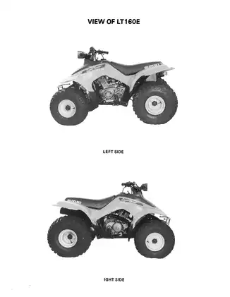 1989-2005 Suzuki QuadRunner 160, LT 160, LT 160E, LT-F160 service manual Preview image 3