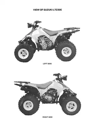 1987-1993 Suzuki QuadRunner 230, LT 230E service manual Preview image 3