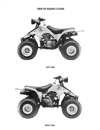 1985-1988 Suzuki QuadSport 230, LT230S service manual Preview image 3