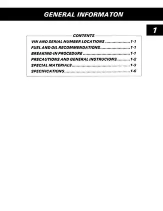 1985-1988 Suzuki QuadSport 230, LT230S service manual Preview image 5