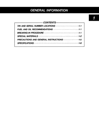 1987-1989 Suzuki Quadrunner 300, LT-F300 service manual Preview image 5