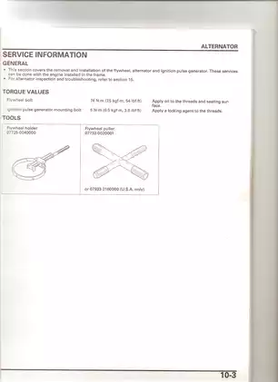 2003-2005 Honda CRF150F repair manual Preview image 2