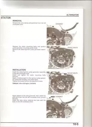 2003-2005 Honda CRF150F repair manual Preview image 4