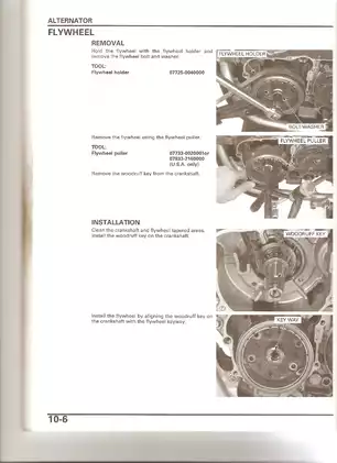 2003-2005 Honda CRF150F repair manual Preview image 5