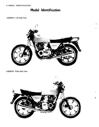 1979-1981 Kawasaki KZ400, KZ500, KZ550 service manual Preview image 5