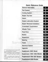 1986–2000 Kawasaki Concours 1000GTR Service Manual (P/N 99999-0123) – preview page 2