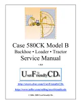 Case 580CK Backhoe Loader 1980–1992 Service Manual (P/N 9-80721) – preview page 1