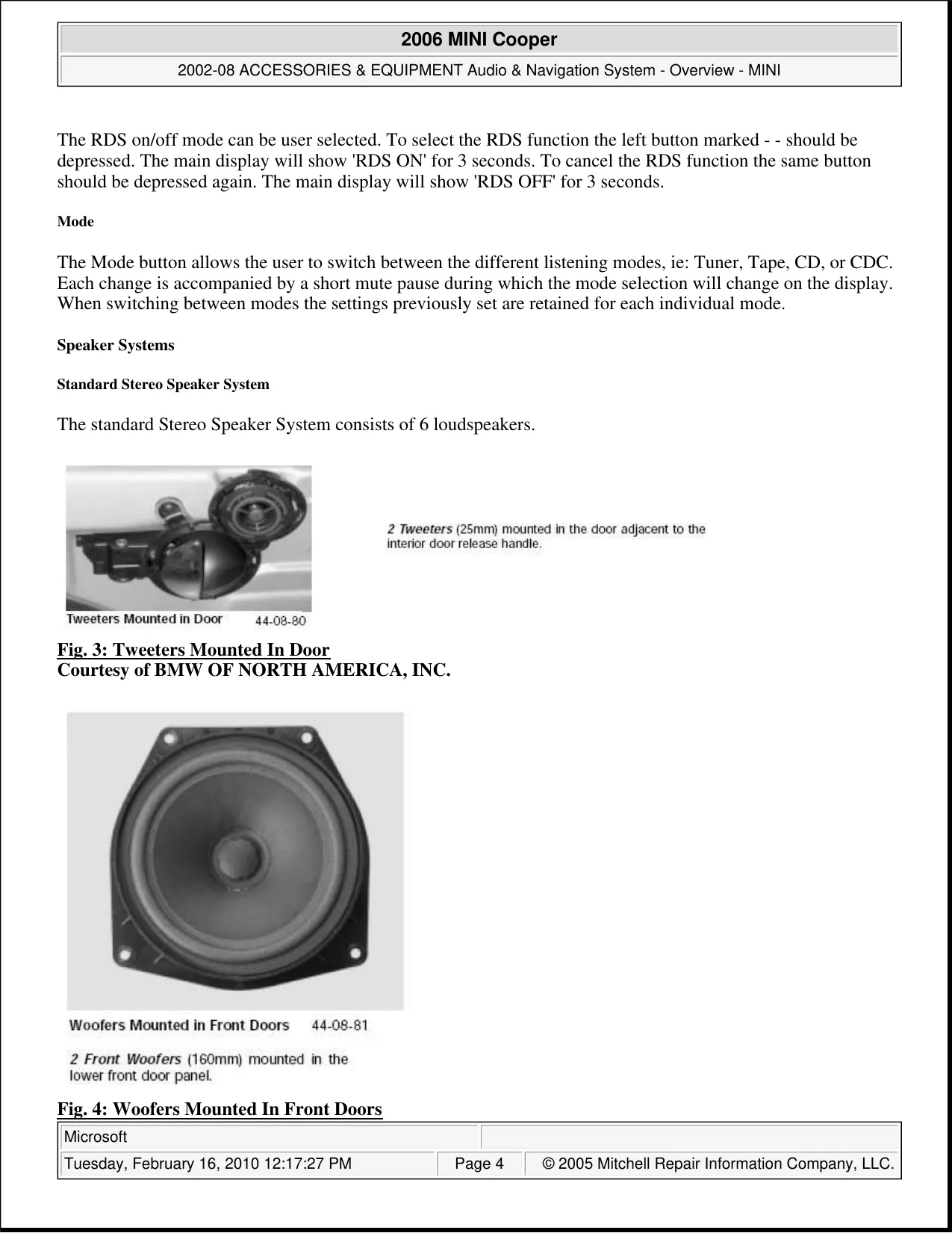 2002-2006 BMW Mini Cooper Audio & Navigation System Preview image 4