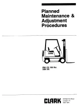 Clark C500-35 through C500-55 Forklift Factory Service Manual (P/N PMA-273) – preview page 1