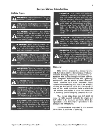 1975-1980 J.I. Case 580C, 580CK C backhoe loader manual Preview image 4