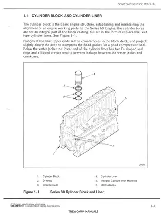 Detroit diesel engine series 60 DDEC service manual Preview image 4