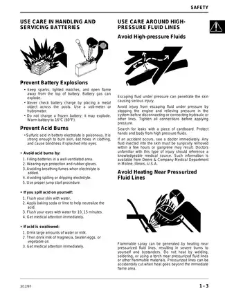 John Deere STX Series Lawn Tractors Technical Manual Preview image 5