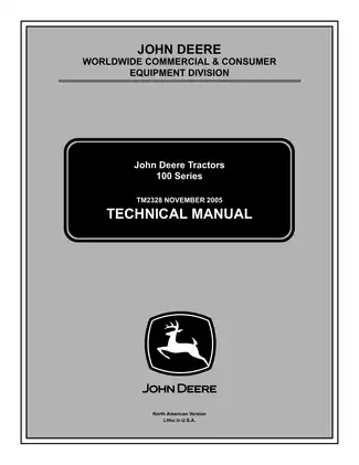 John Deere V-Twin Engine Technical Manual - Comprehensive Repair and Maintenance Guide