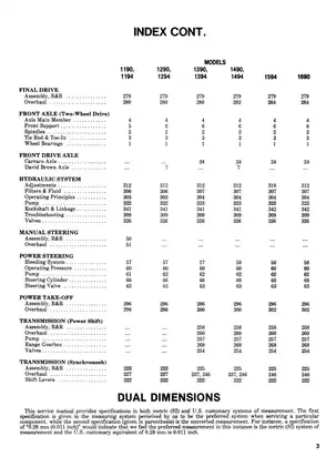 David Brown 1390, 1394, 1490, 1494 tractor shop manual Preview image 3