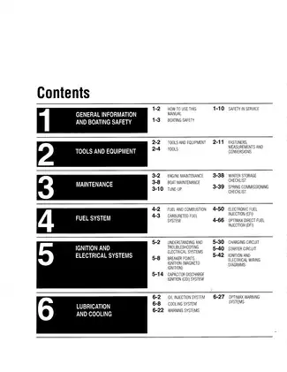 1990-2000 Mercury Mariner outboard motor manual Preview image 1