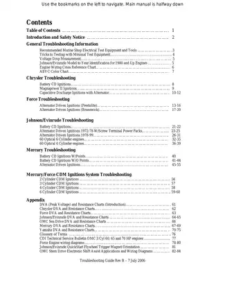 1977-1989 Mercury 45 hp-220 hp 2-stroke outboard motor service manual Preview image 1