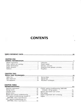 1973-1990 Johnson/Evinrude 2.0hp, 2.5hp, 3.0hp, 4.0hp,  4.5hp,  5.0hp,  6.0hp, 7.5hp,  9.5hp,  9.9hp, 15hp, 18hp, 20hp, 25hp, 28hp, 30hp, 35hp, 40hp outboard motor shop manual Preview image 3