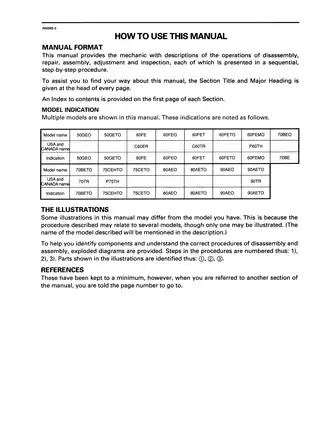 1996-2006 Yamaha Marine P60U, C60U, 70U, P75U, 90U outboard engine service manual Preview image 3