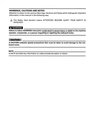 Yamaha F6-F8 Outboard Motor Service Manual Preview image 4