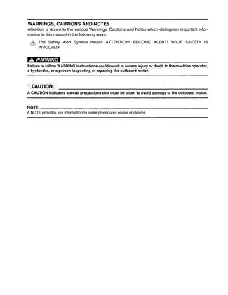 1996-2006 Yamaha marine 4 hp outboard motor service manual Preview image 5