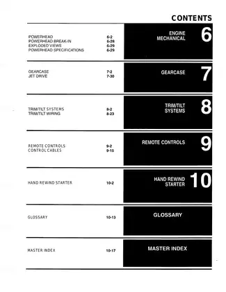 1992-2001 Johnson Evinrude 65 hp - 300 hp outboard motor service manual Preview image 4