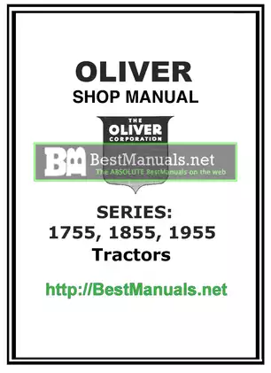 Comprehensive Service Manual for Oliver Tractors 1755, 1855, and 1955