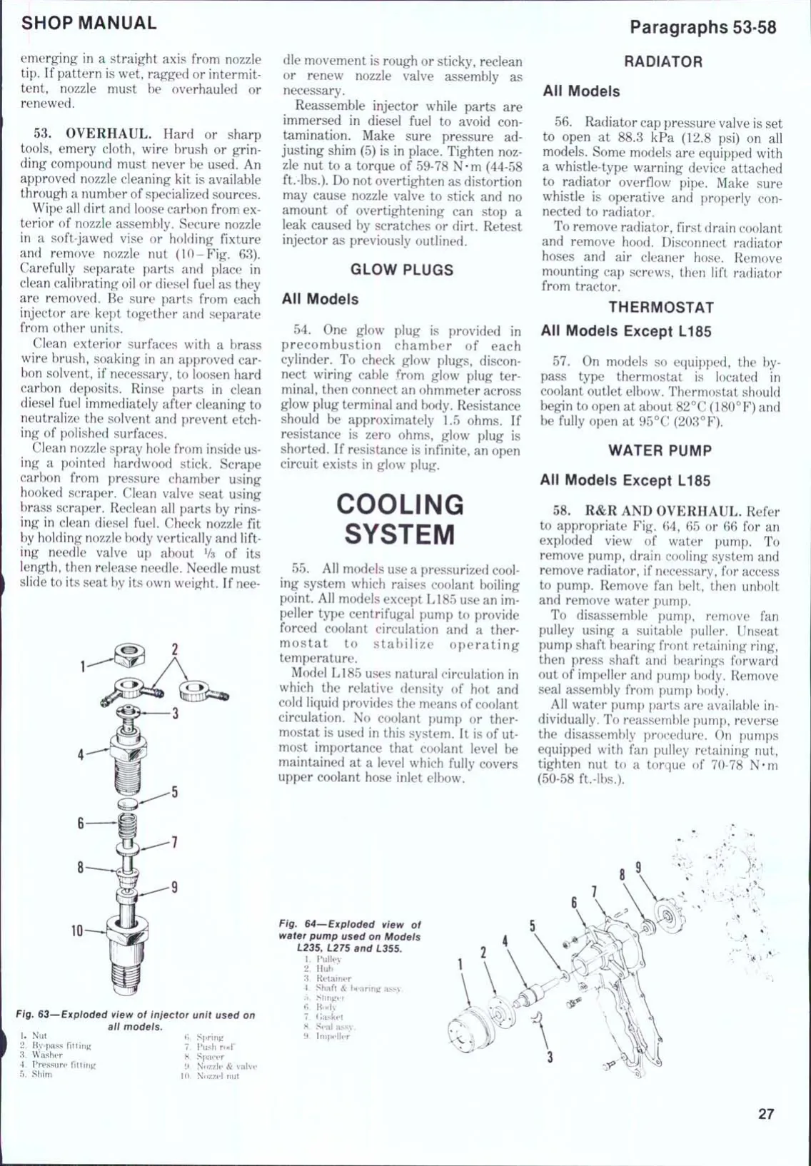 1976-1987 Kubota L185, L235, L245, L275, L285, L295, L305, L345, L355 tractor manual Preview image 4