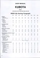 1976–1987 Kubota L185, L235, L245, L275, L285, L295, L305, L345, L355 Tractor Shop Manual (P/N K-201) – preview page 5