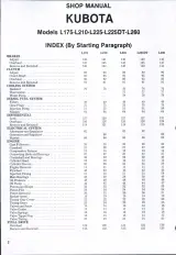 1970–1976 Kubota L175, L210, L225, L225DT, L260 Tractor Factory Shop Manual (P/N 1-8110-400-00) – preview page 6