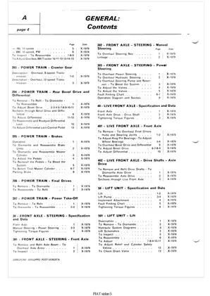 1975-1984 FiatTrattori™ 780, 880, 880 DT tractor workshop manual Preview image 5