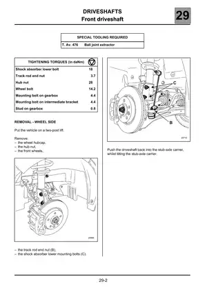 2001-2007 Nissan Primastar X83 series repair manual Preview image 2