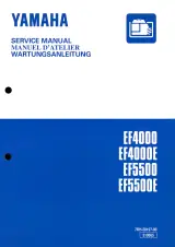 1996 Yamaha EF4000/EF4000E/EF4600/EF4600D/EF4600E/EF5500/ EF5500E/EF6600/EF6600E/EF6600DE Service Manual (P/N 7RH-28197-80) – preview page 1