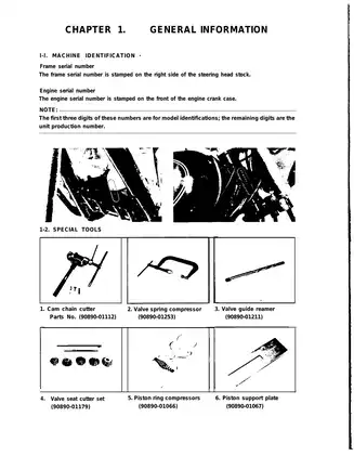 1974-1980 Yamaha XS650 service manual Preview image 3