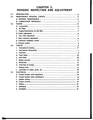 1974-1980 Yamaha XS650 service manual Preview image 5