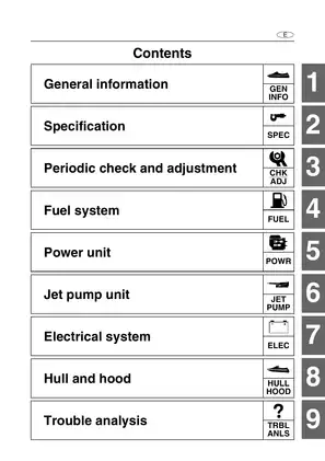 Yamaha WaveRunner FX SHO & FX Cruiser SHO Service Manual (2007 Edition) Preview image 3