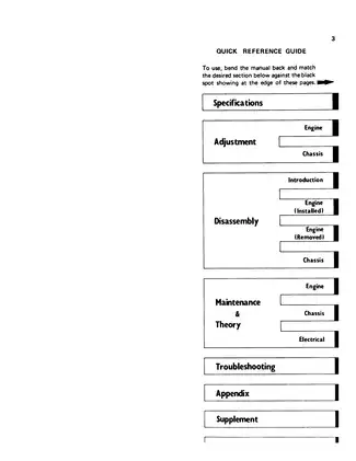 Kawasaki KZ750 Motorcycle Service Manual (KZ750-E1, KZ750-H1) - Comprehensive Guide for Mechanics Preview image 5