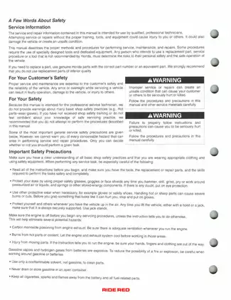Comprehensive Honda CRF250R Service Manual (2004-2009) Preview image 2