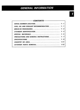 Suzuki GSF400 Bandit Service Manual - Comprehensive Maintenance Guide Preview image 4