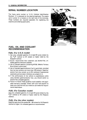 Suzuki GSF400 Bandit Service Manual - Comprehensive Maintenance Guide Preview image 5